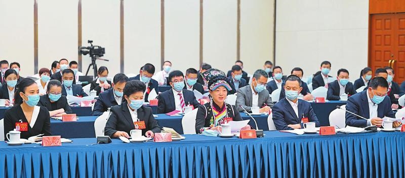 四川省代表团举行全体会议学习讨论党的二十大报告 牢记嘱托 感恩奋进 为全面建设社会主义现代化国家贡献四川更大力量