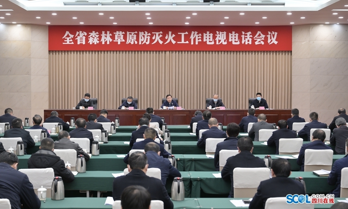 王晓晖在全省森林草原防灭火工作电视电话会议上强调：坚持预防为主、积极消灭、生命至上、安全第一，坚决筑牢不发生重特大火灾的安全防线