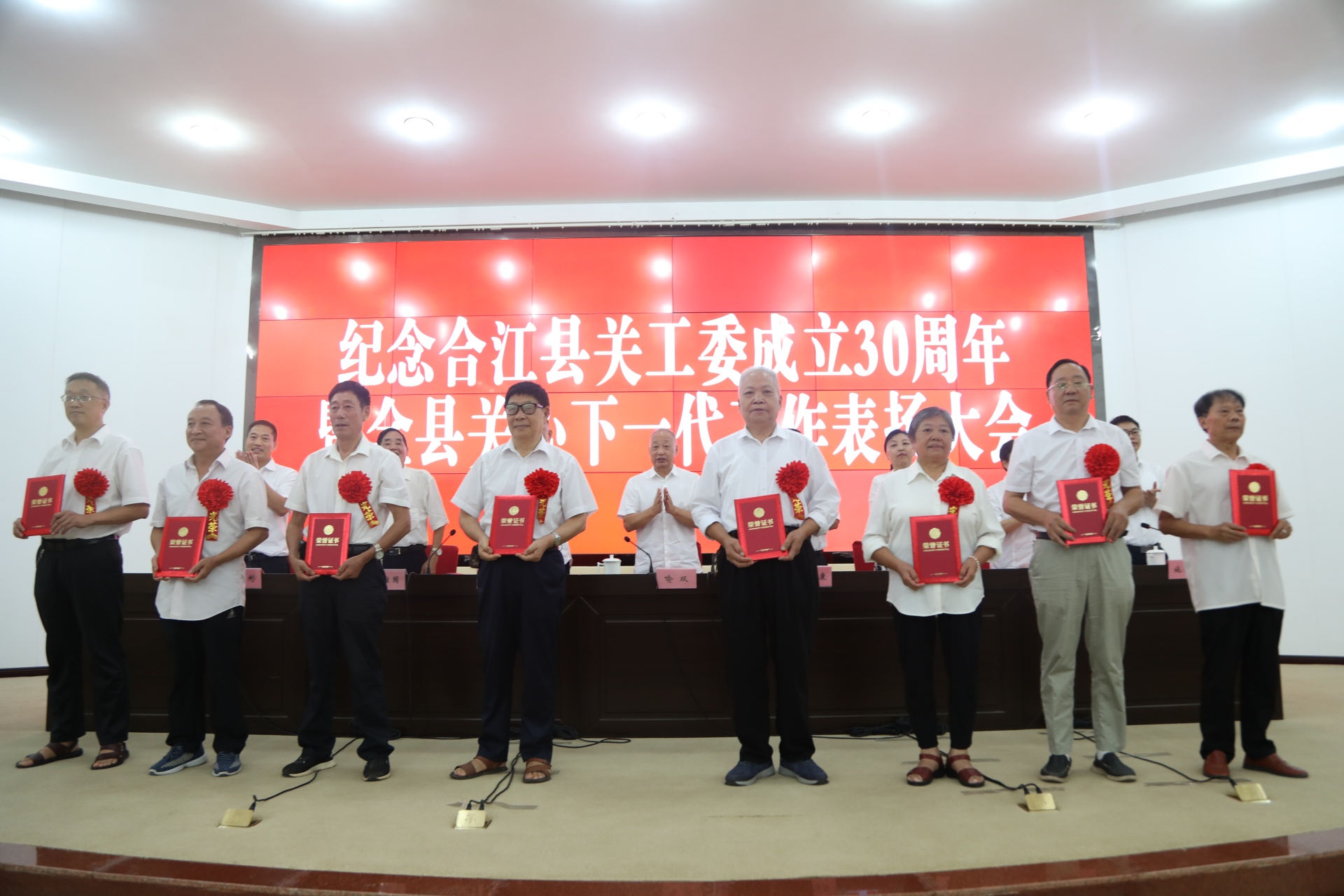 合江县召开纪念县关工委成立30周年暨全县关心下一代工作表扬大会 第 2 张