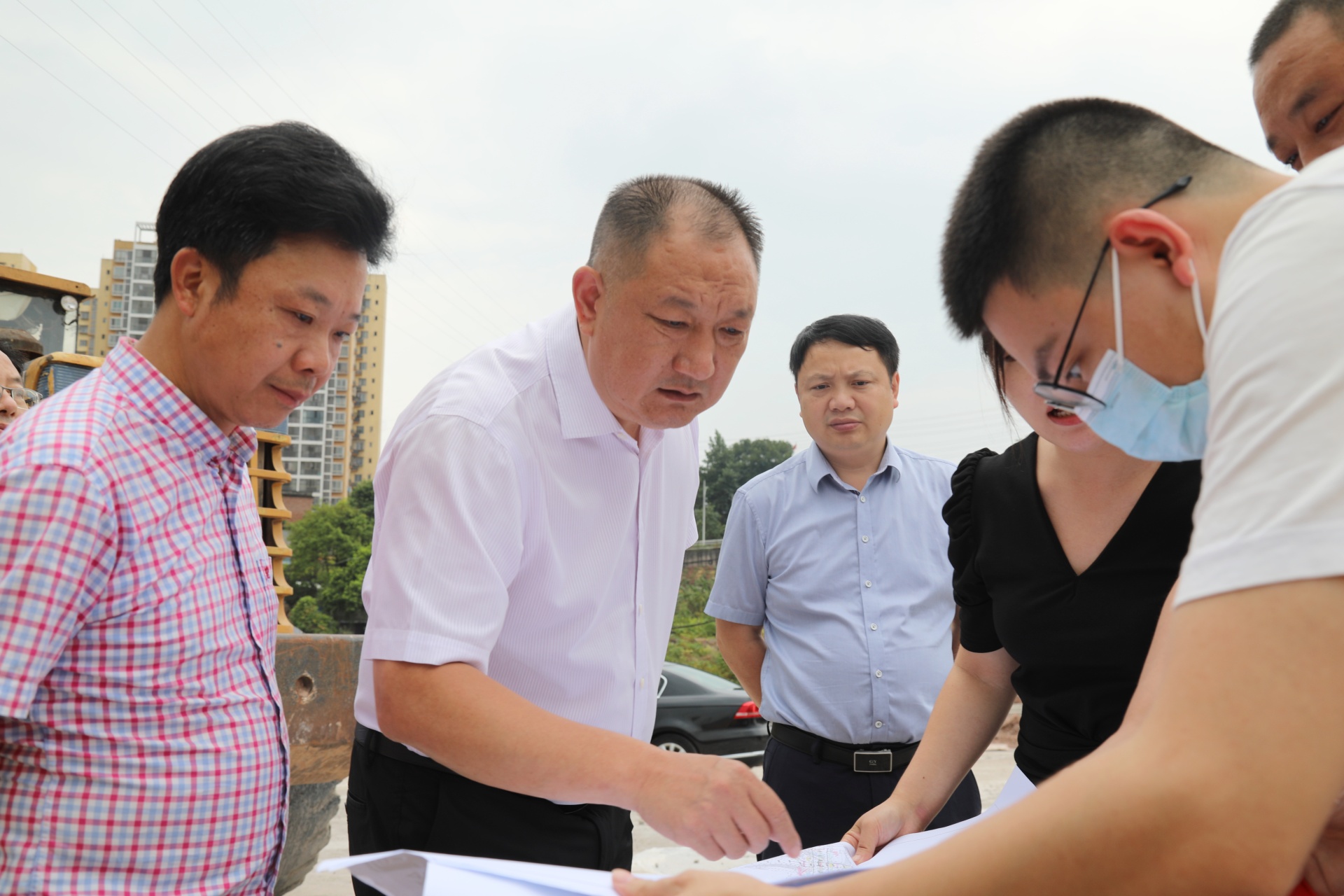 李仁军调研重点项目建设情况