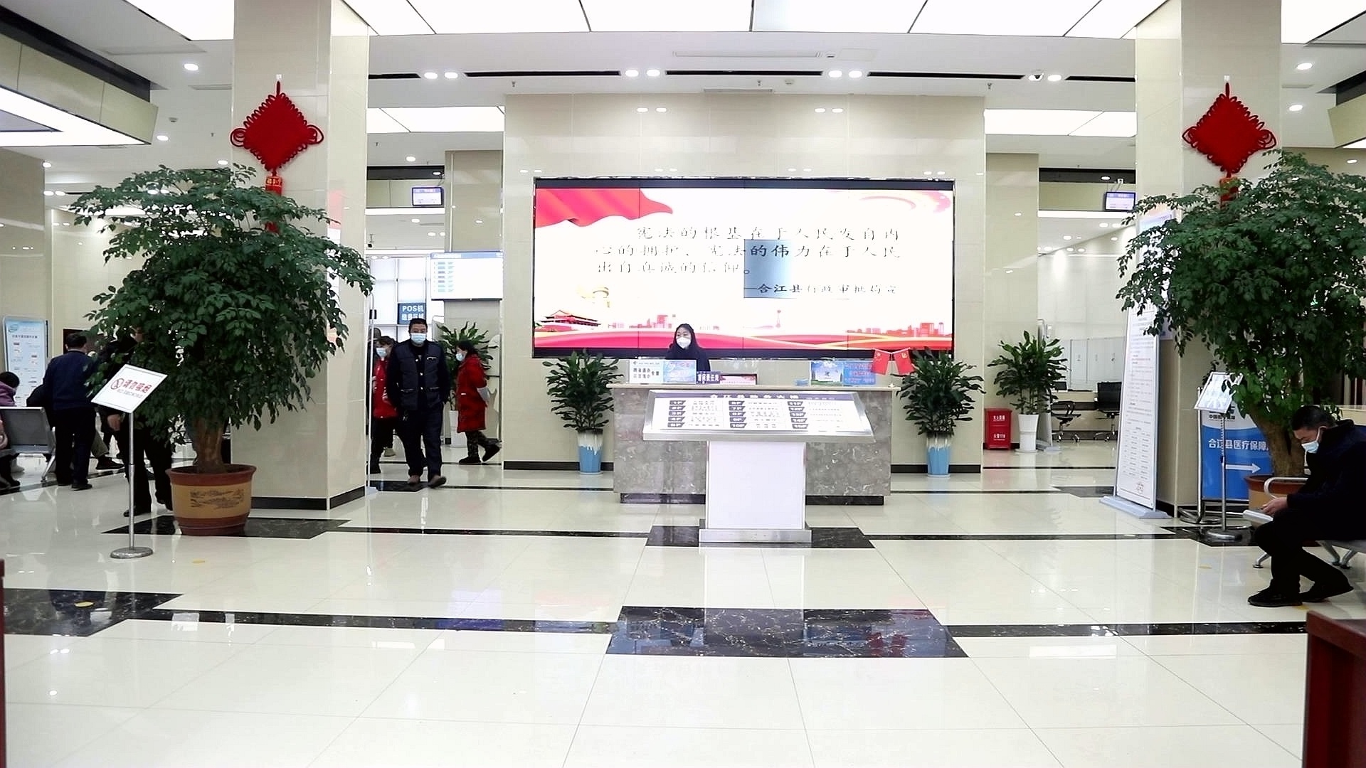合江：新年上班第一天 政务窗口办事忙 第 5 张