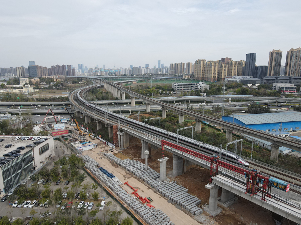 成自宜高铁建设迎重大节点！全线架梁完成，预计年内建成通车 第 3 张