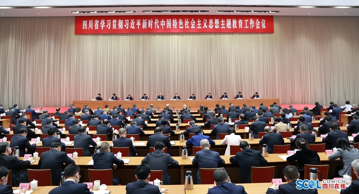 四川省学习贯彻习近平新时代中国特色社会主义思想主题教育工作会议召开 王晓晖廉毅敏讲话 黄强出席 第 1 张