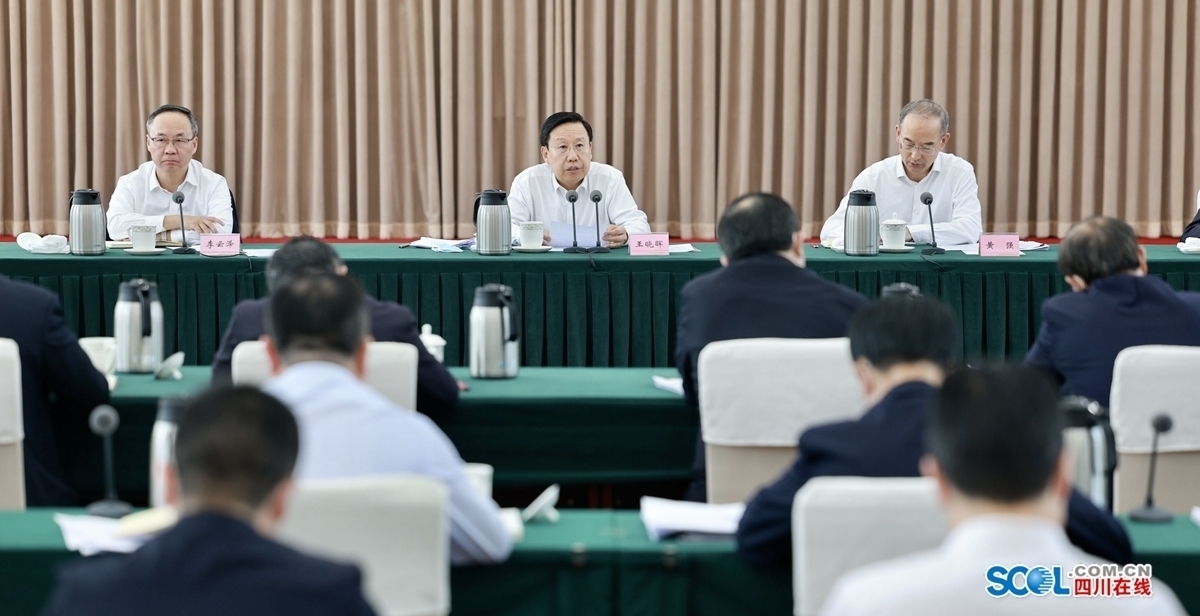 王晓晖主持召开省委专题会议，研究激活消费、扩大内需工作，黄强出席并讲话 第 1 张