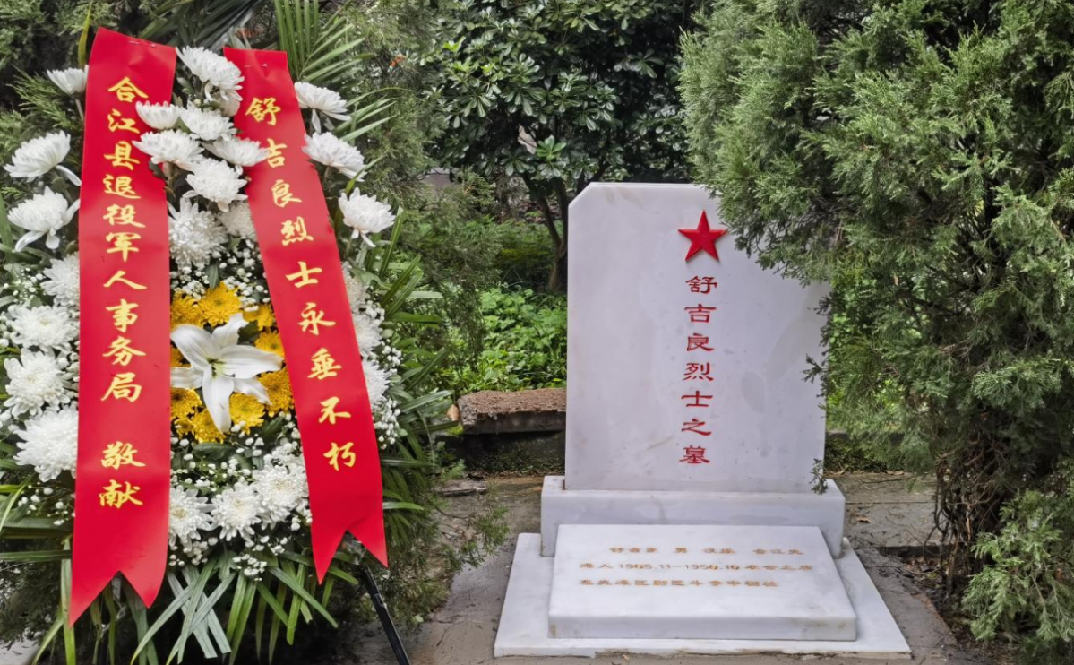 合江县举行烈士舒吉良遗骸迁葬入园仪式 第 4 张